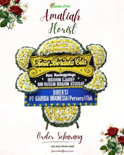 Papan Bunga Duka di Krandon