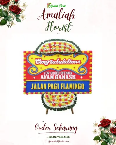 Bunga Papan Congratulation di Krandon